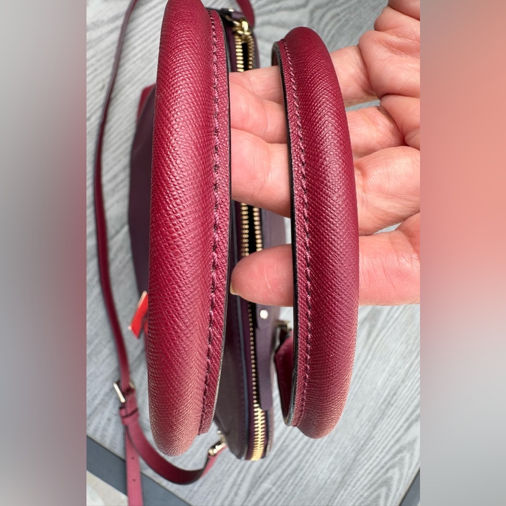 Kate Spade Purple and Red Satchel - Picture 9 of 16